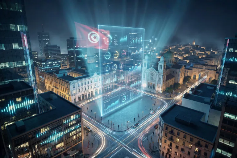 rapport digital 2025 tunisie